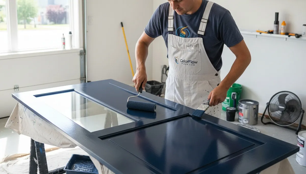 Professional door painting and refinishing service in Scottsdale, AZ for entry and interior doors
