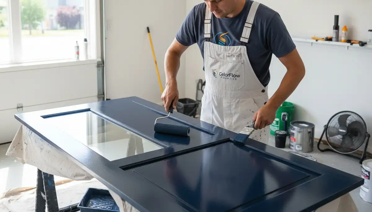 Professional door painting and refinishing service in Scottsdale, AZ for entry and interior doors
