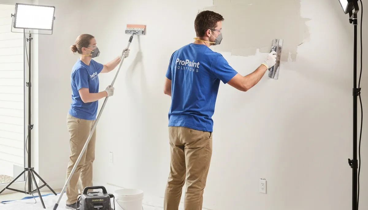Professional drywall repair and wall restoration in Scottsdale, AZ home interior