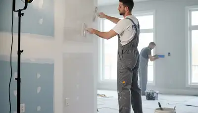 Professional drywall repair and wall restoration in Scottsdale, AZ home interior