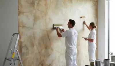 Professional faux painting and decorative wall finishes in Scottsdale, AZ home interior