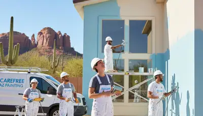House painting service in Scottsdale, AZ for residential exterior and interior painting projects