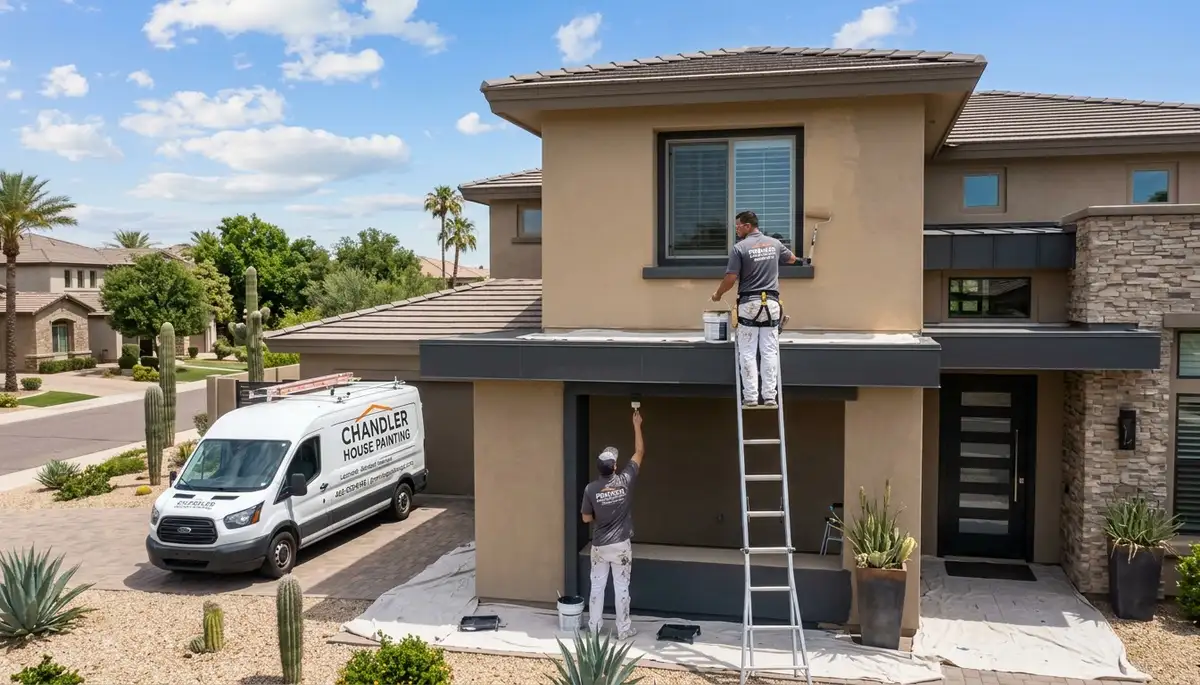 Professional house painters in Scottsdale AZ providing exterior home painting services