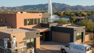 Professional house painters in Scottsdale AZ providing expert exterior home painting services