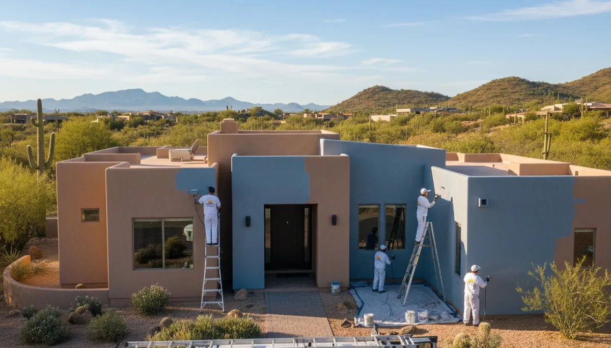 Professional house painting service in Scottsdale, AZ for exterior and interior home projects