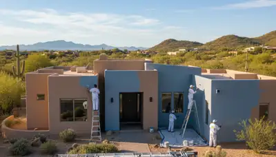 Professional house painting service in Scottsdale, AZ for exterior and interior home projects