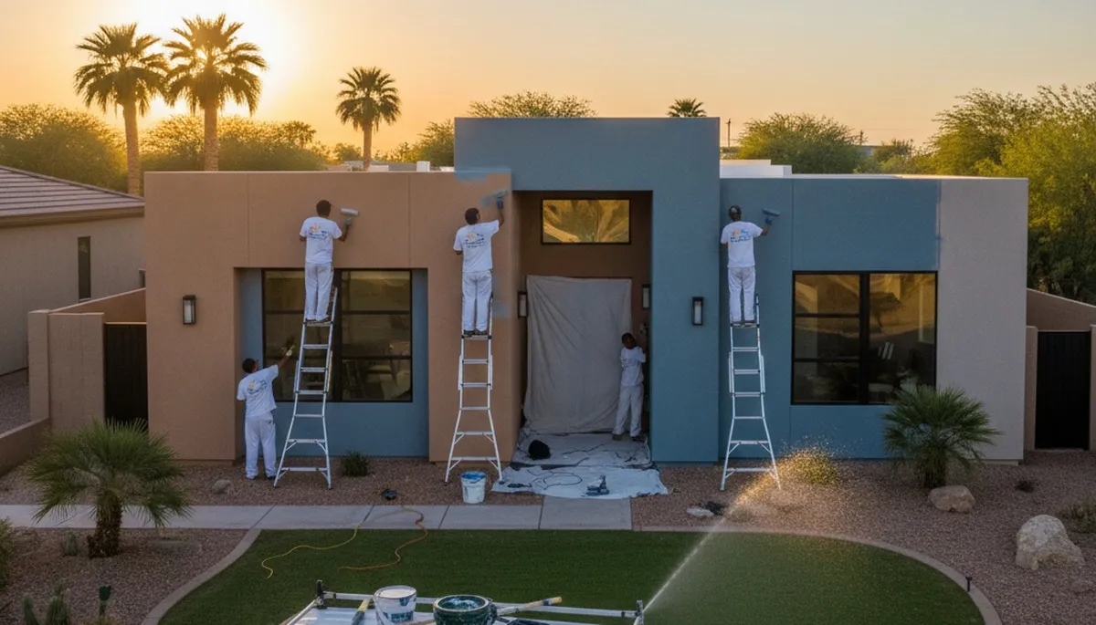 House painting service in Scottsdale, AZ for residential exterior and interior painting projects