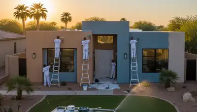 House painting service in Scottsdale, AZ for residential exterior and interior painting projects
