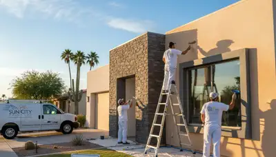 House painting services in Scottsdale, AZ for interior and exterior home painting