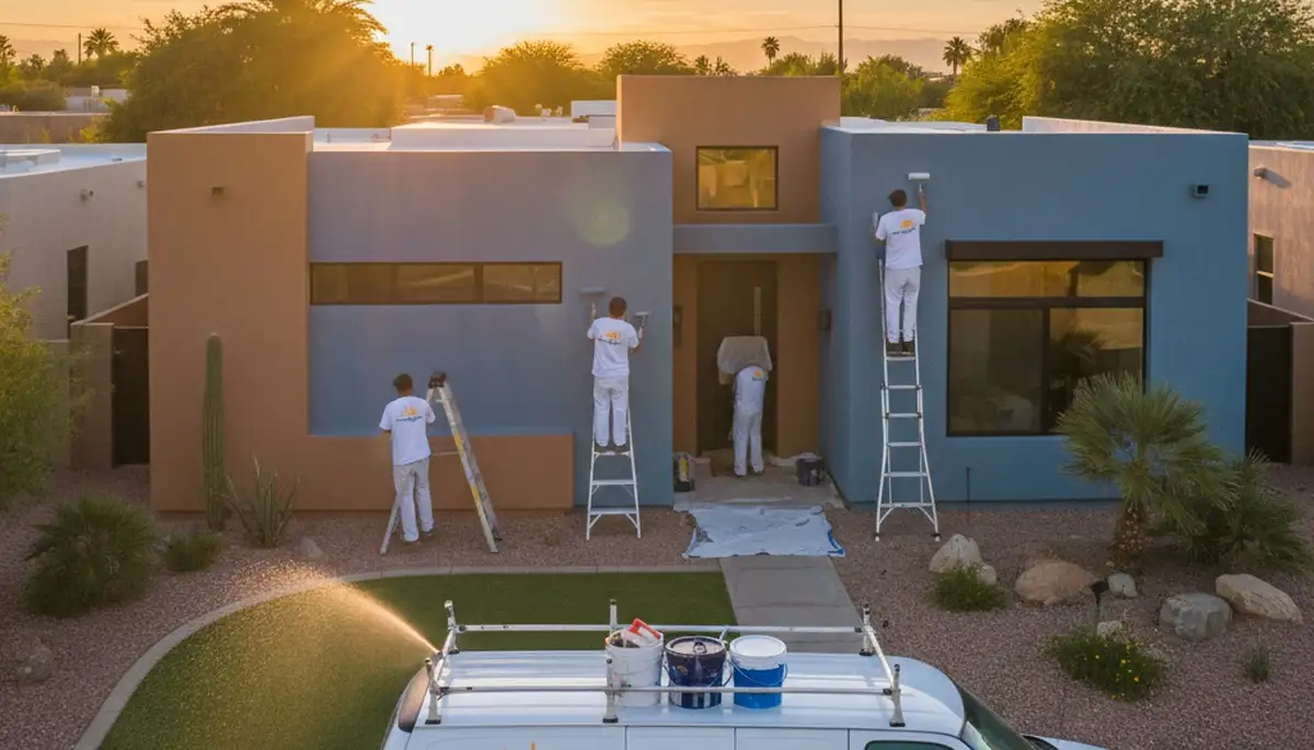 House painters in Scottsdale, AZ providing professional exterior painting services