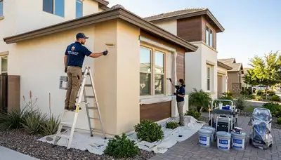 Professional house exterior painting in Scottsdale AZ by local painting experts